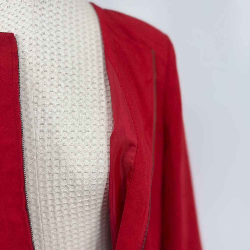 Kim Rogers Red Zippered Jacket - Picture 4 of 9